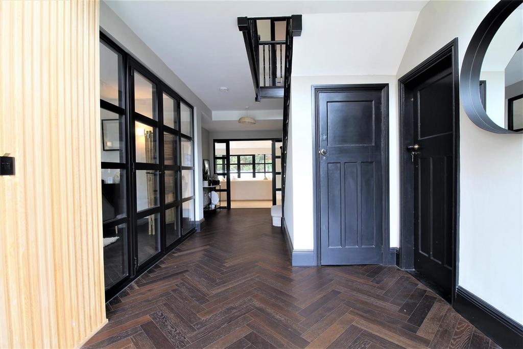 Hallway from door