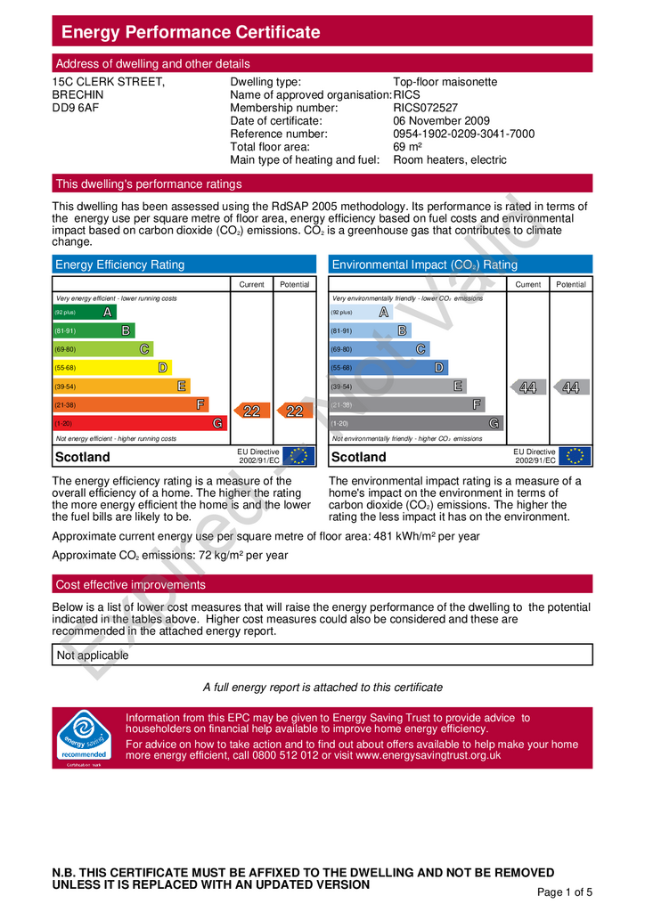 EPC Certificate