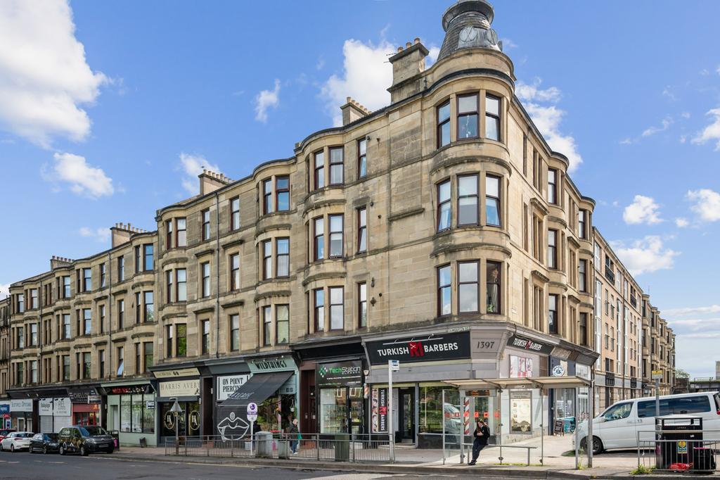Dumbarton Road, Flat 1/3, Glasgow, Glasgow, G14 9XT 2 bed flat for sale £125,000