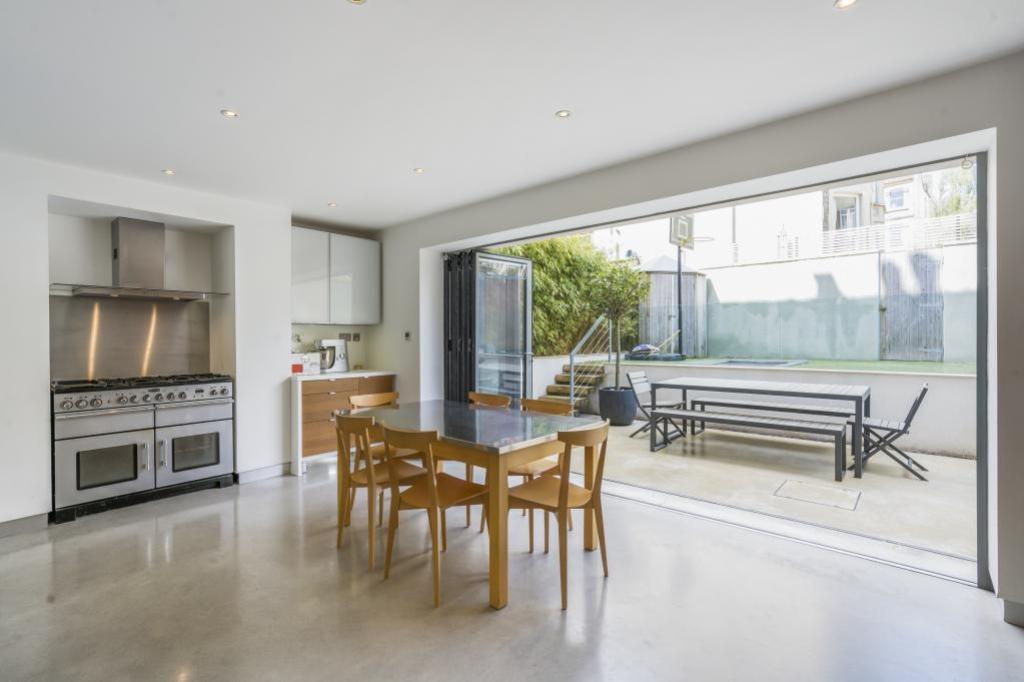 Kitchen with rear garden