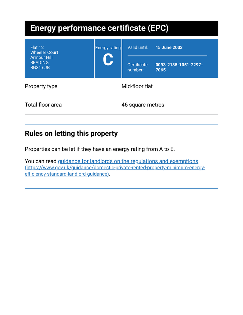 EPC Certificate