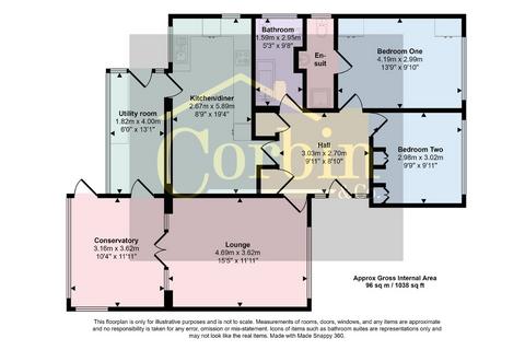 2 bedroom bungalow for sale, Layard Drive, Wimborne, BH21 1