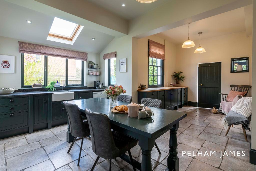 Kitchen, West Cottage, Bourne