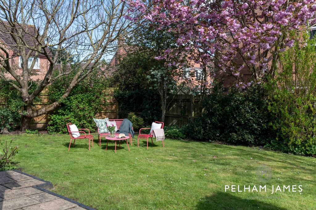 Garden, West Cottage, Bourne