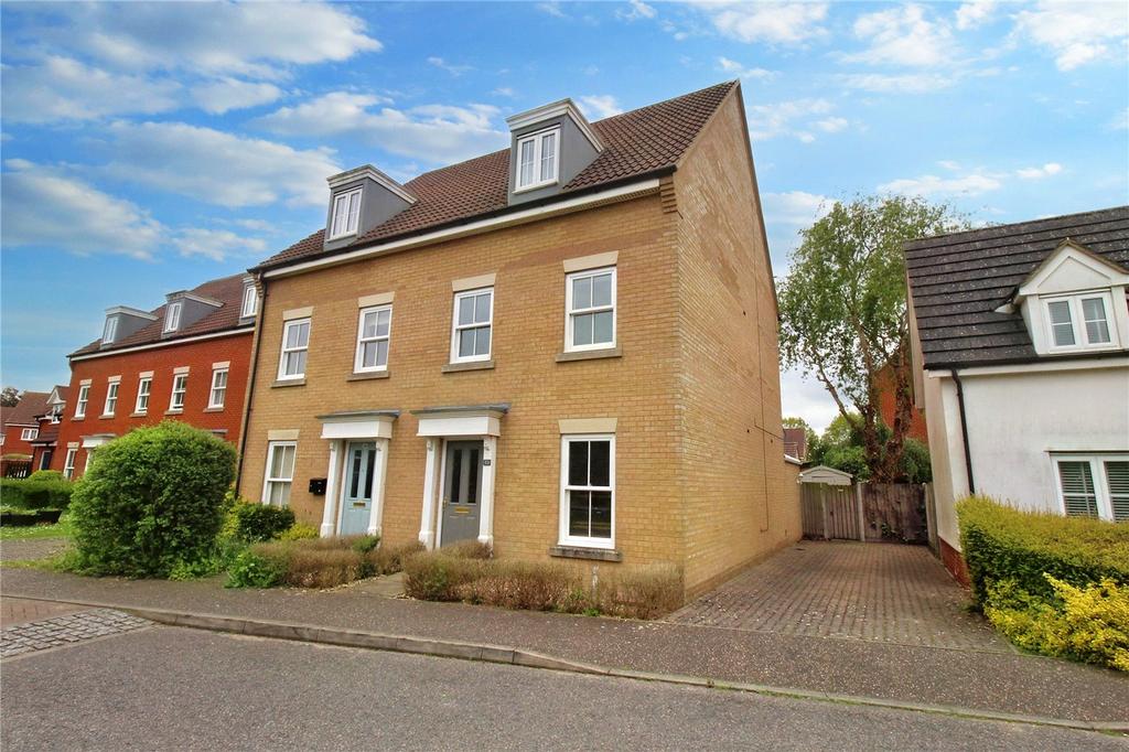 Windsor Park Gardens, Sprowston, Norwich, Norfolk, NR6 4 bed semidetached house for sale £325,000
