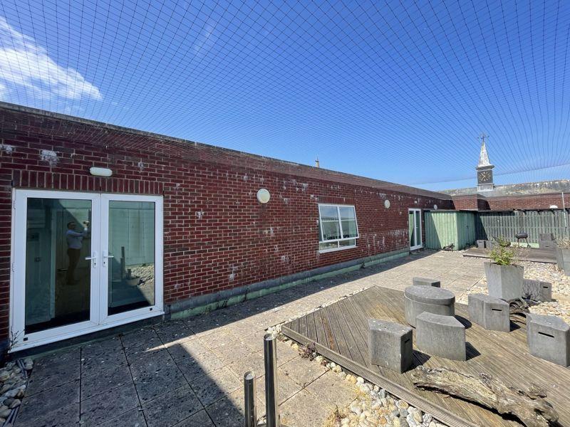 Communal rooftop...