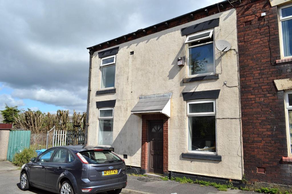Sun View, Heyside, Royton 2 bed end of terrace house for sale £100,000