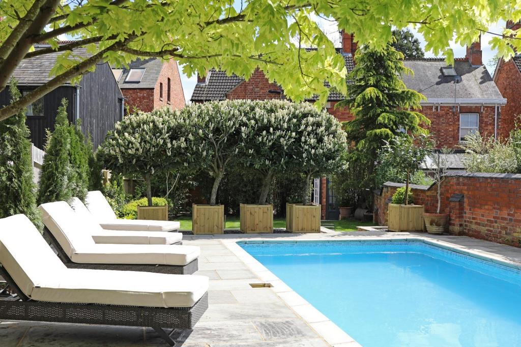 Outdoor heated pool