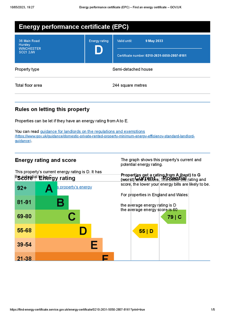 Energy performance c