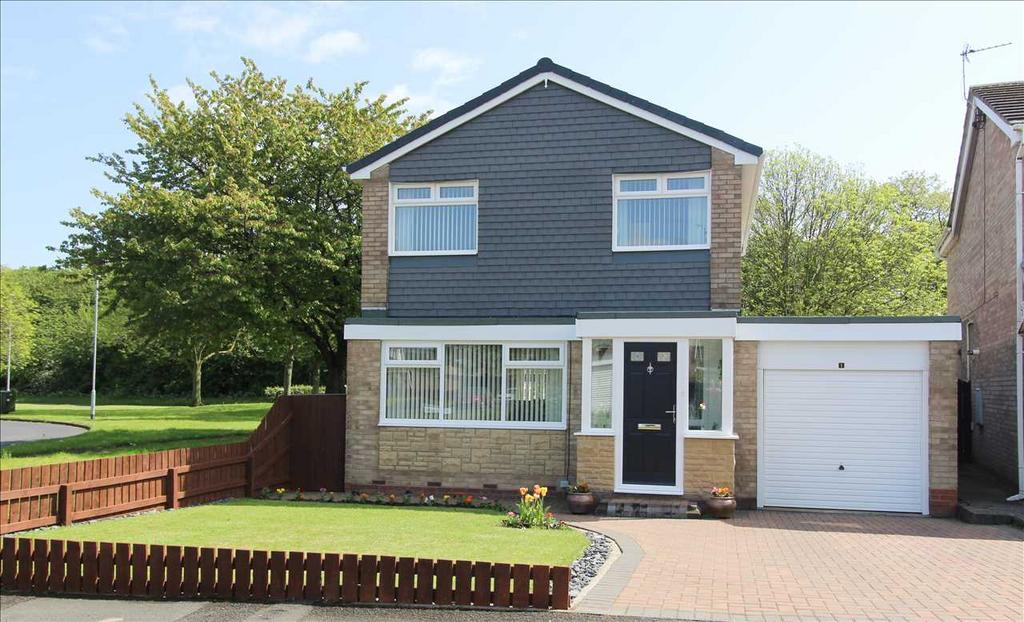 Otley Close, Eastfield Green, Cramlington 3 bed detached house for sale £229,950