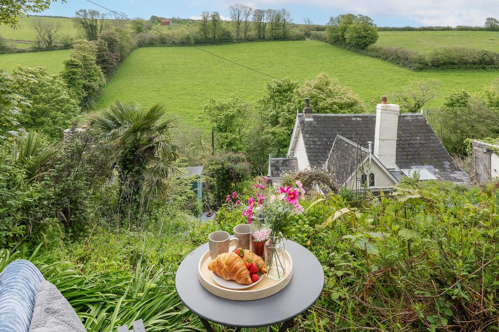 Gothic Cottage, Dartmouth: Views from Rear Garden