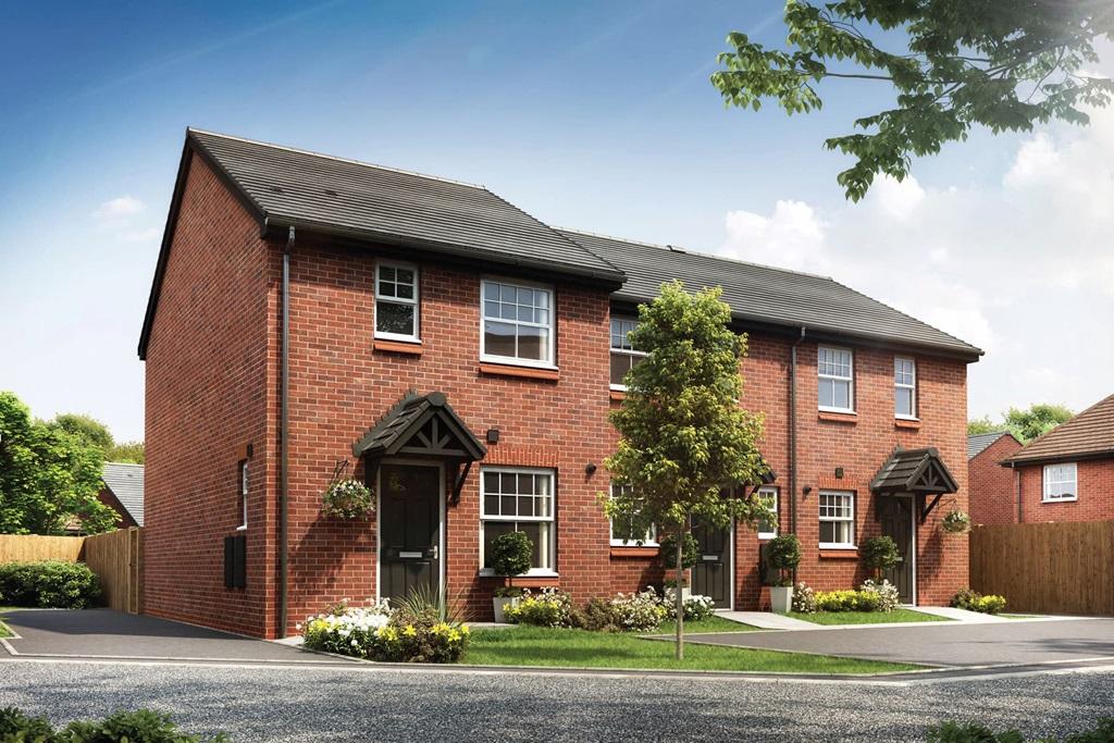 The Dadford - Plot 33 at Cherry Tree... 3 bed terraced house - £219,995