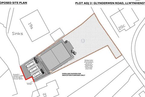 Plot for sale, Glynderwen Road, Llwynhendy, Llanelli