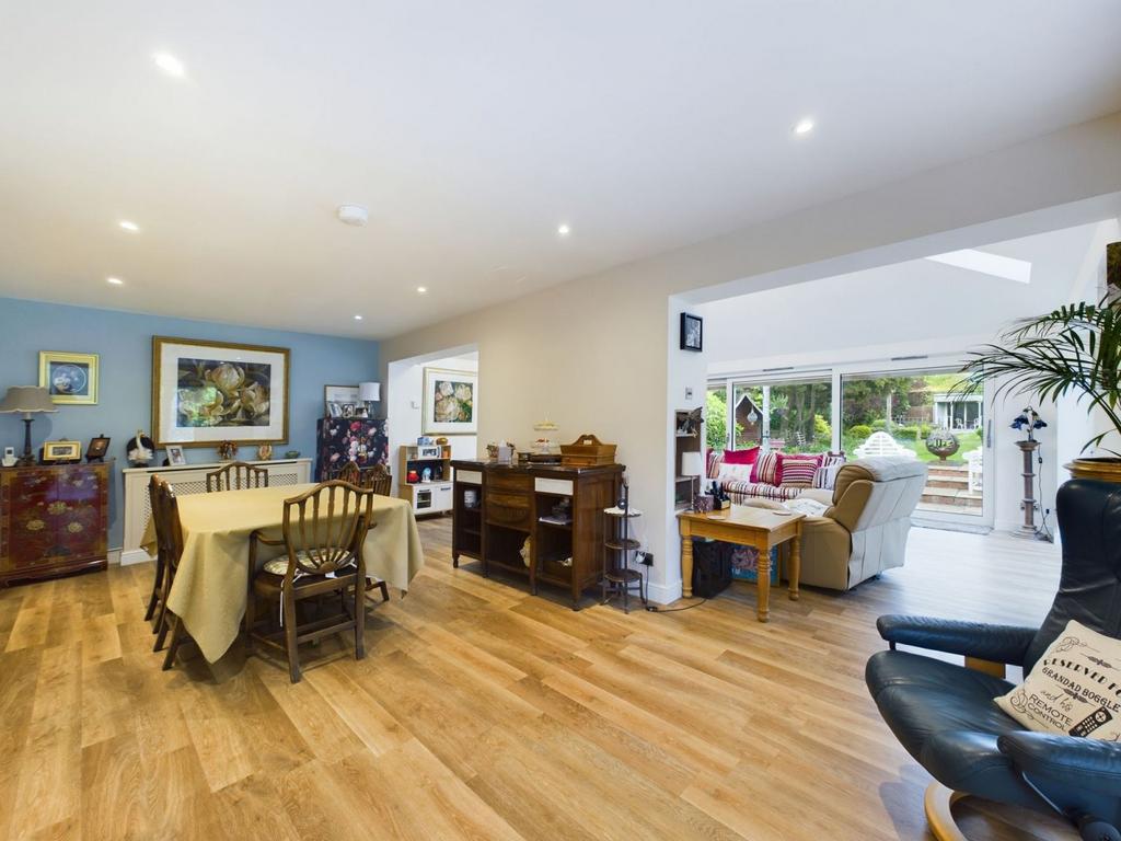 Dining and living area