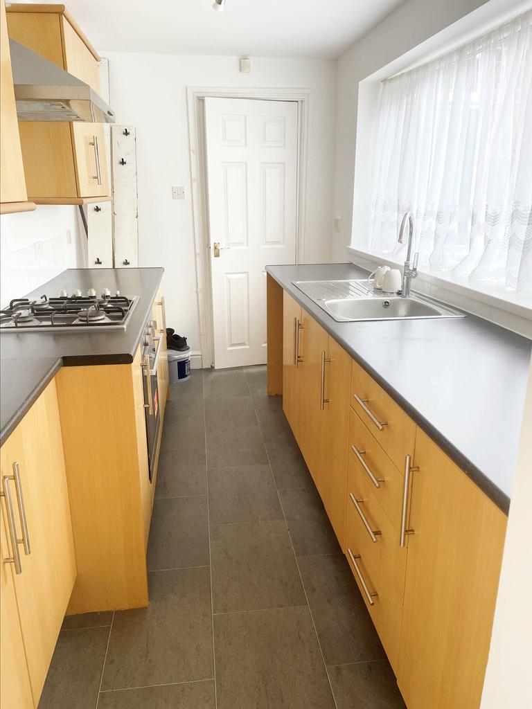 Kitchen looking towards dining room