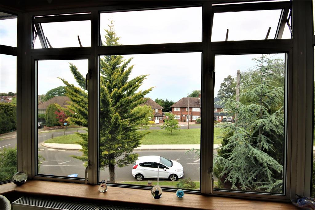 Attractive outlook from bedroom 1: