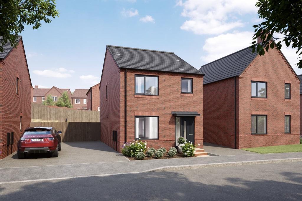 The Eynsford Plot 43 at Gresley Meadow, Rockcliffe Close, Church