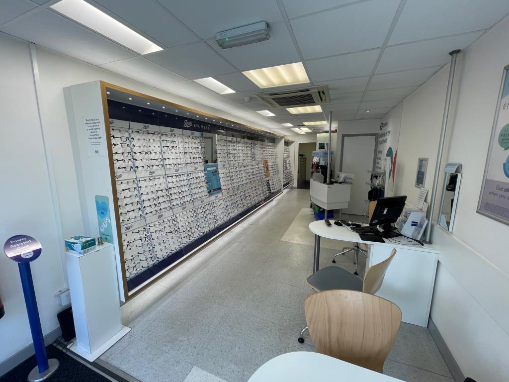 Main sales and display area in the opticians
