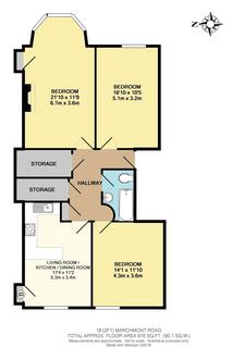 3 bedroom flat to rent, (2f1) Marchmont Road, Edinburgh, EH9