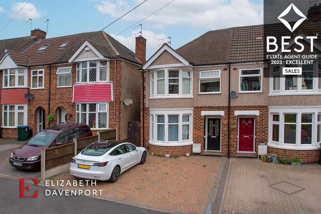 Rutherglen Avenue, Coventry 3 bed end of terrace house £230,000