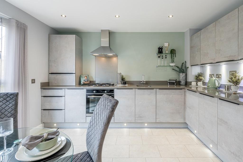 Kitchen in three bedroom home