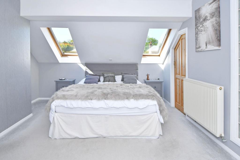 Master suite of bedroom, dressing room &amp; en-suite
