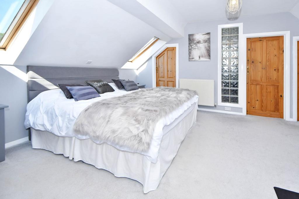 Master suite of bedroom, dressing room &amp; en-suite