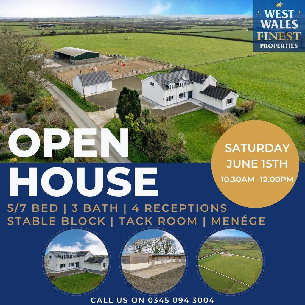 Wiston, Haverfordwest 5 bed property with land for sale £950,000