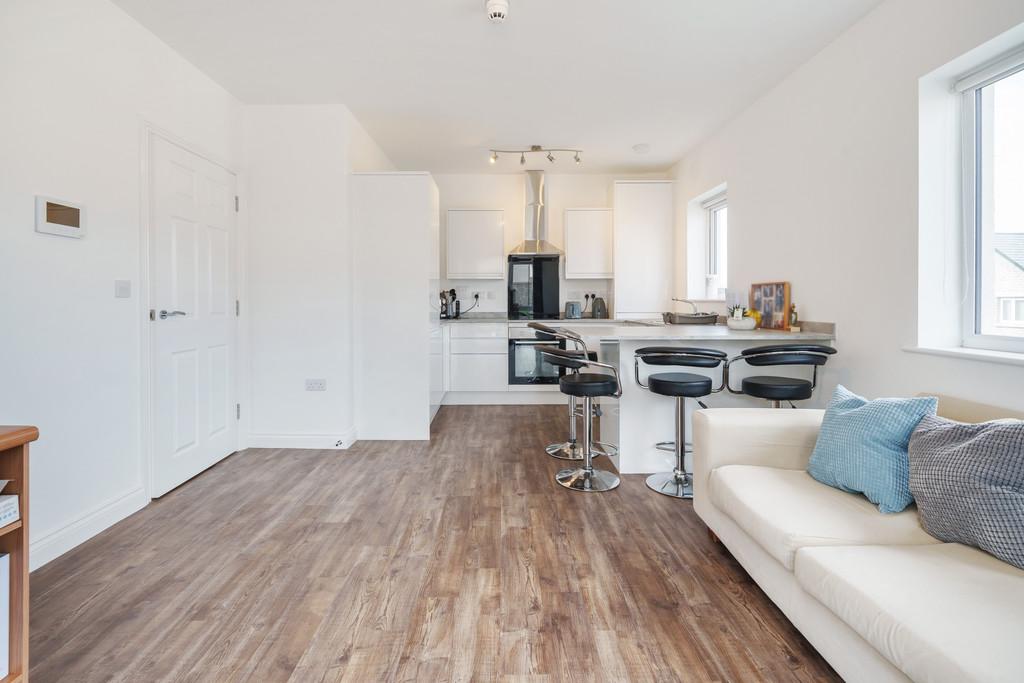 Open plan living/dining and kitchen area