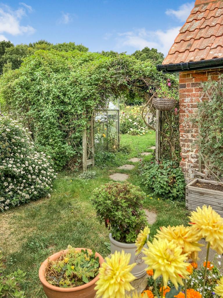 Communal path to the garden