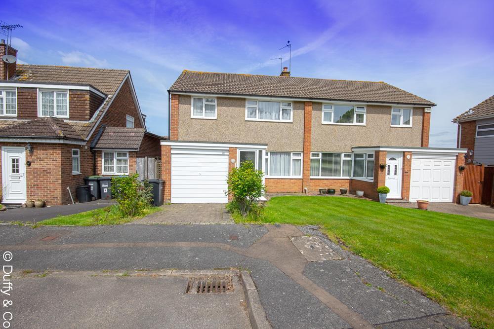 Petworth Drive, Burgess Hill, West Sussex 3 bed semidetached house for