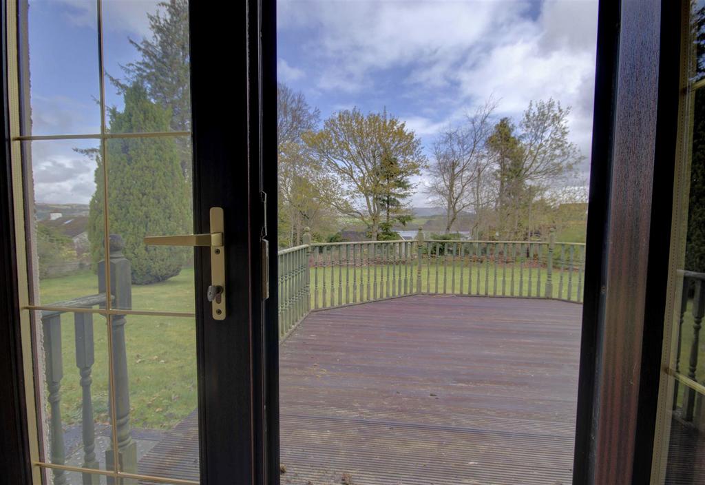 View over garden