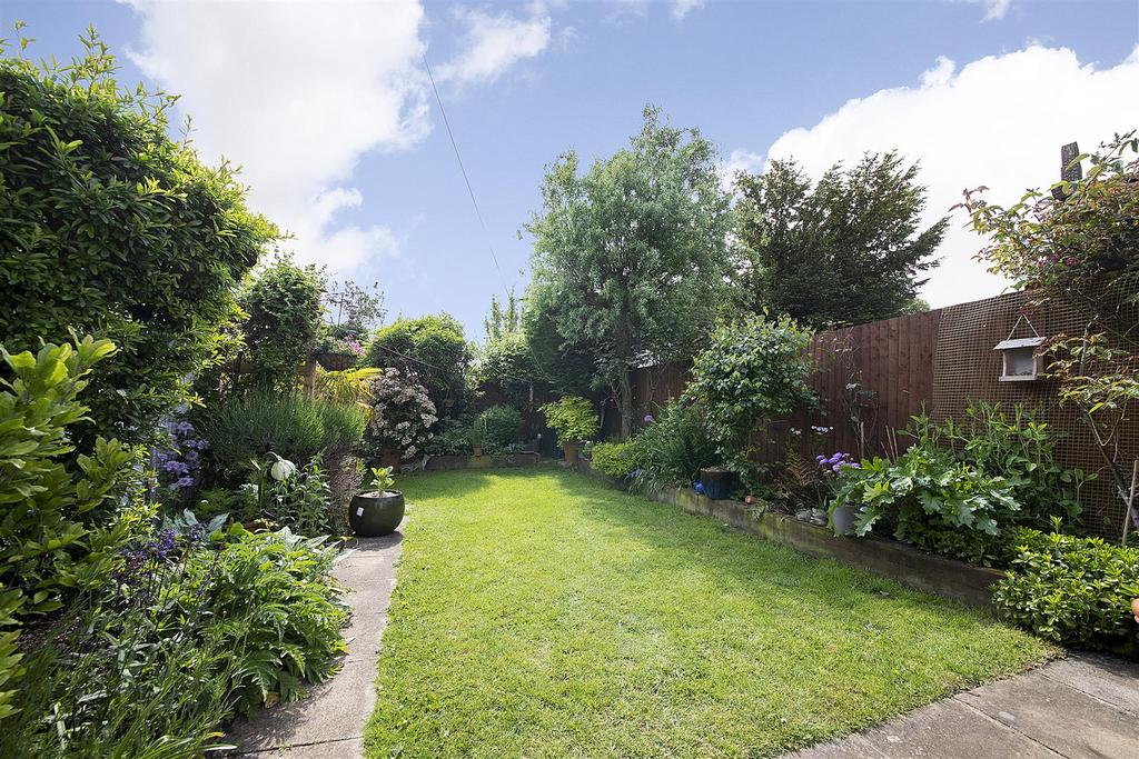 South east facing rear garden