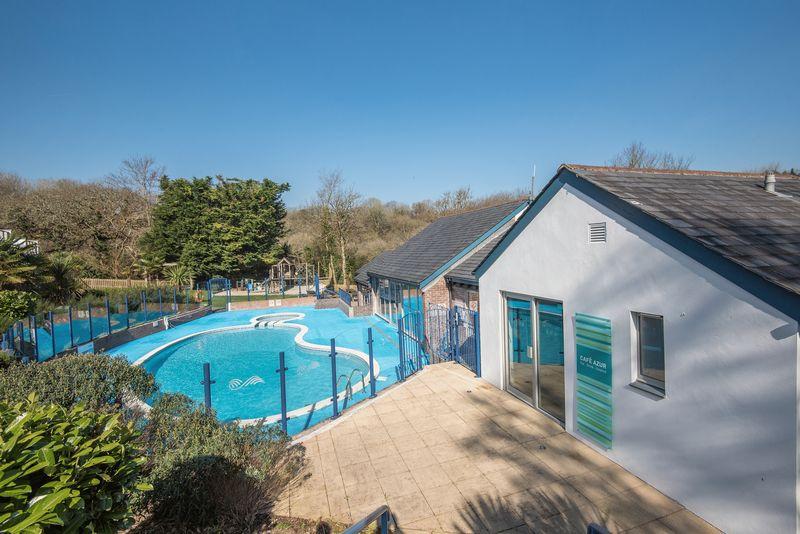 Outdoor pool & cafe