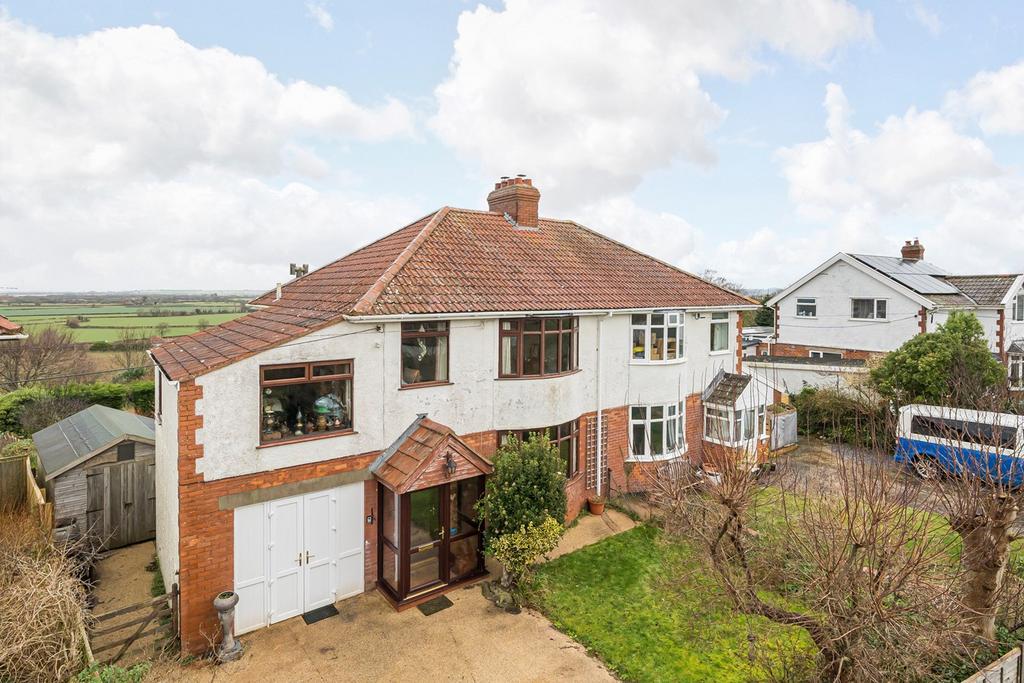 Wembdon Hill, Wembdon, Bridgwater, TA6 4 bed semidetached house £450,000