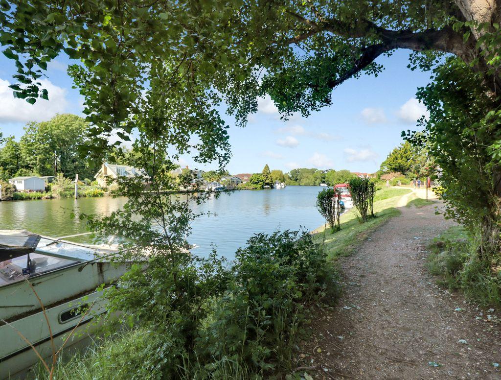 River view from garden