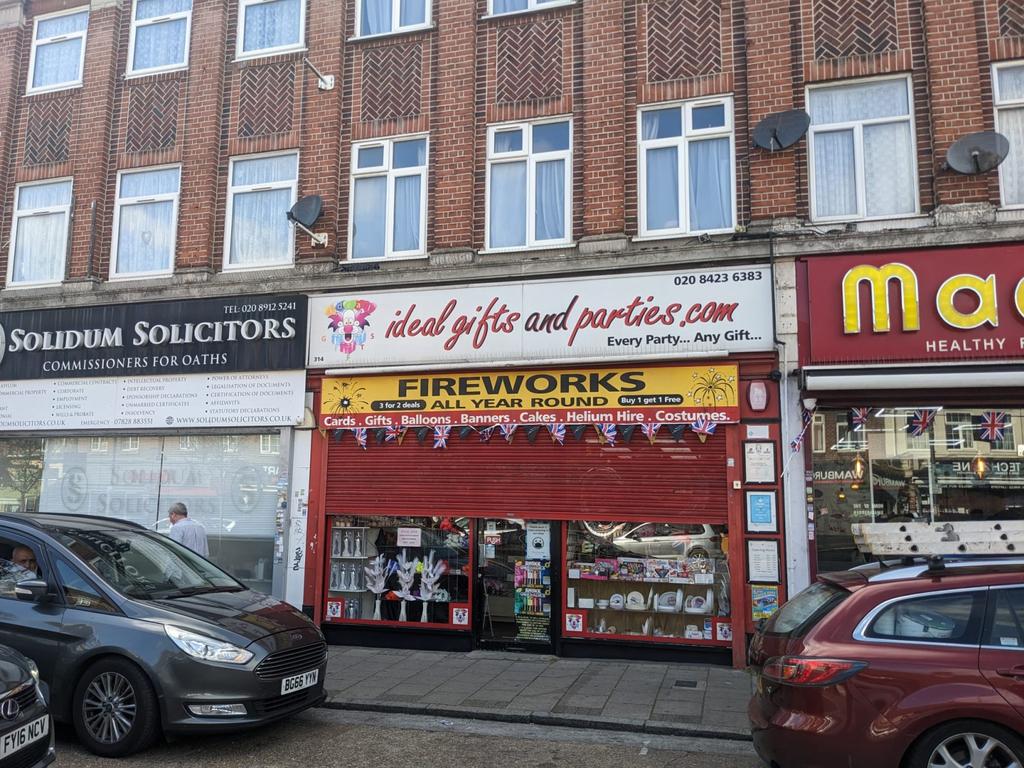 Party / Gift Shop With 3 Bed Flat Above Business