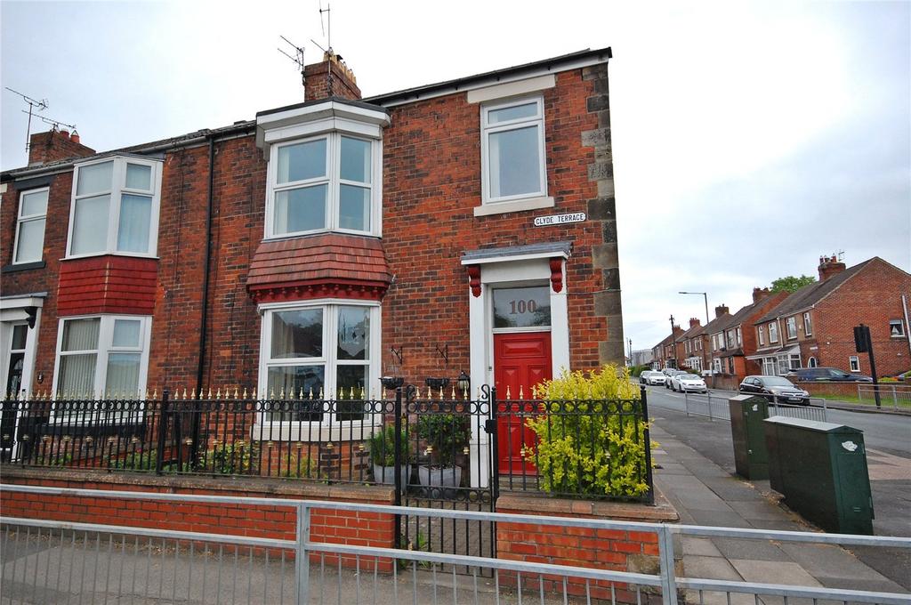 Clyde Terrace, Spennymoor, Durham, DL16 4 bed end of terrace house for