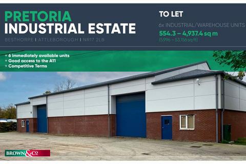 Warehouse to rent, 6 Units To Let, Pretoria Industrial Estate, Besthorpe, Attleborough, Norfolk, NR17 2LB
