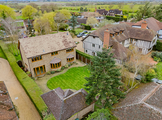 Garden ariel view