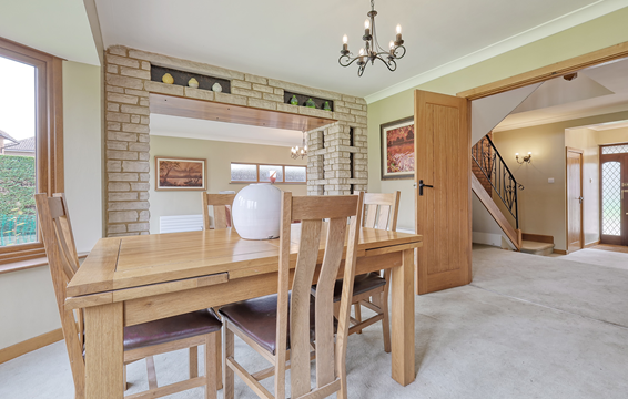 Dining Room overlooking the rear garden
