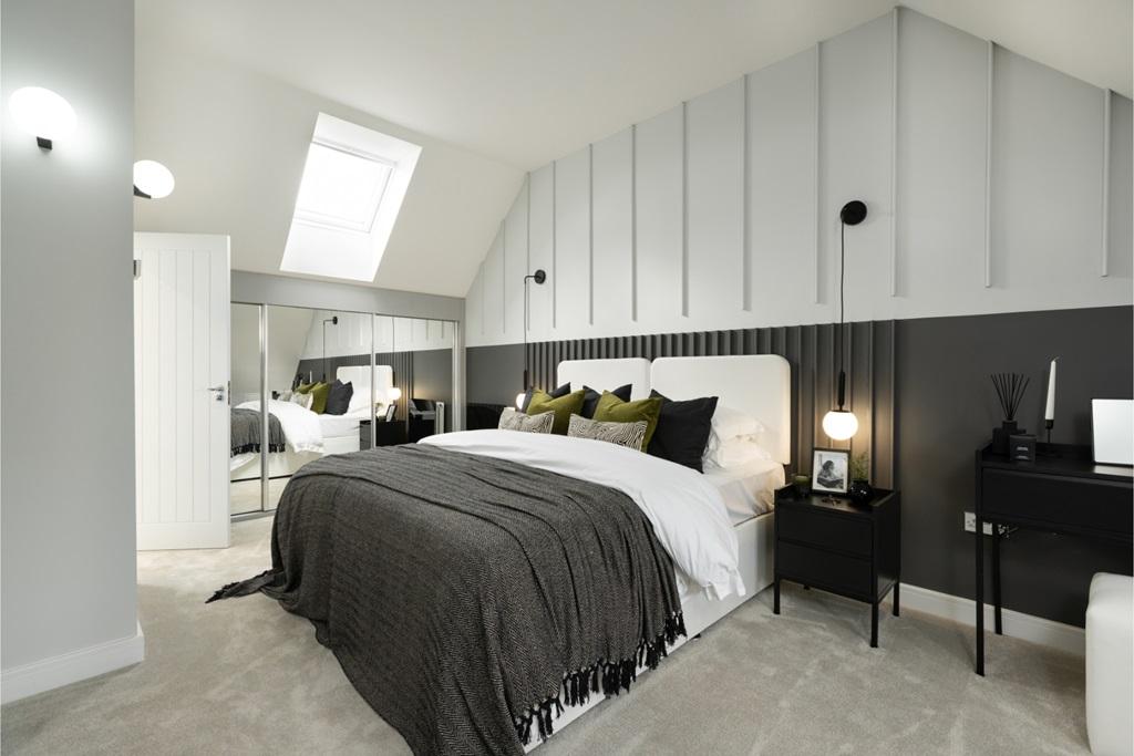 The main bedroom has the wow factor