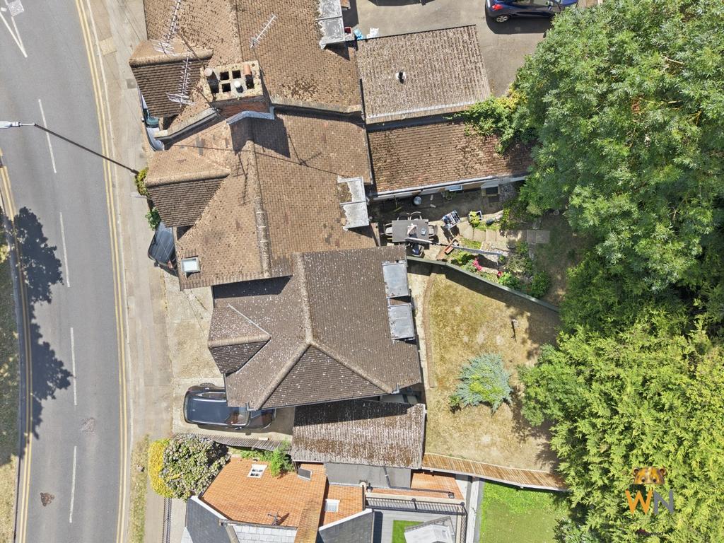 Aerial view, land