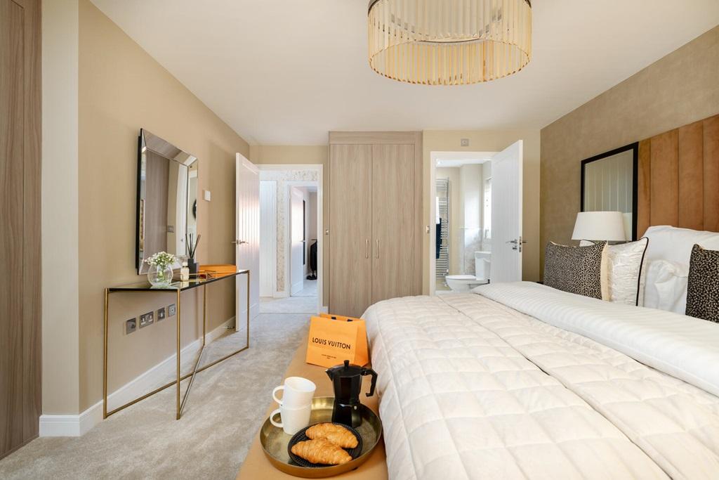 Plenty of space in the main bedroom for your...