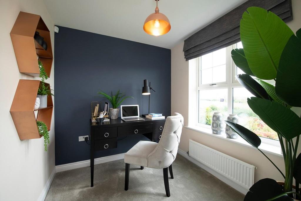 A quiet retreat for an office or teenage hangout