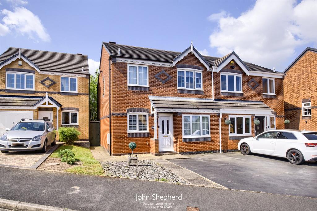 Newhall Crescent, Cannock, Staffordshire, WS11 3 bed semidetached