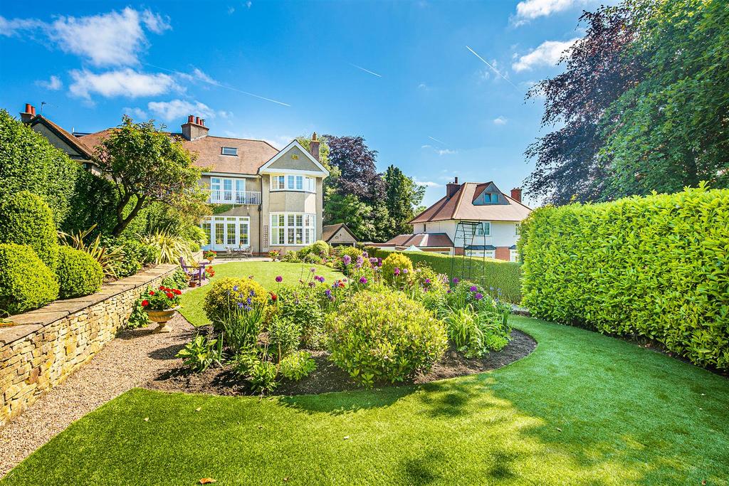 Main from bottom of garden