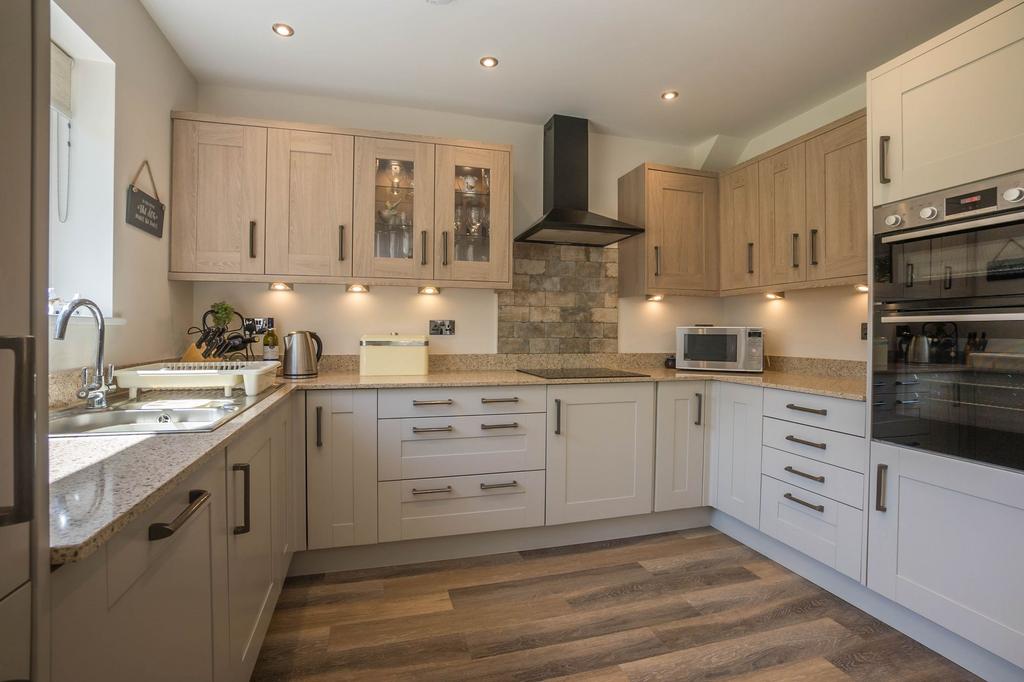 Open plan kitchen/dining and family area