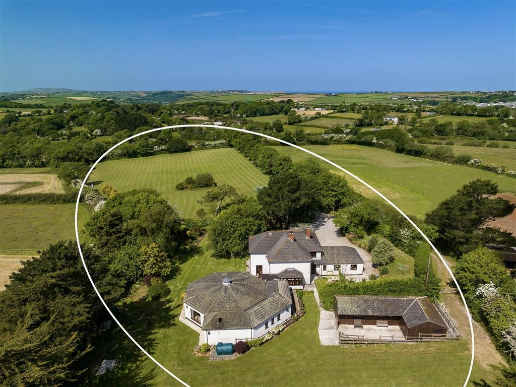 Nr Perranporth North Cornwall 5 bed detached house for sale £1,300,000