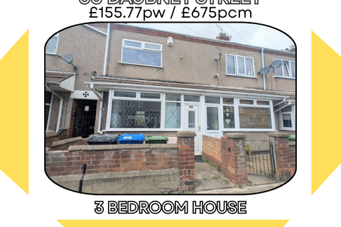3 bedroom terraced house to rent, Daubney Street, Cleethorpes